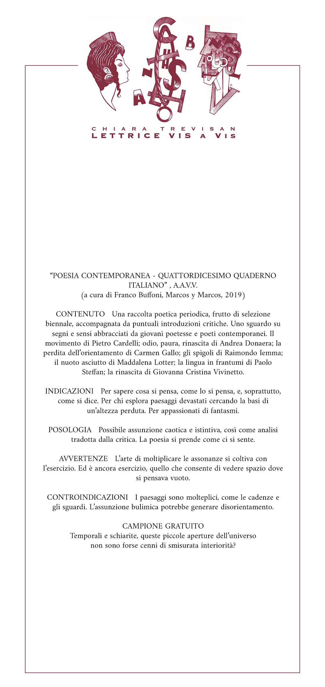 DODICESIMO QUADERNO_bugiardino